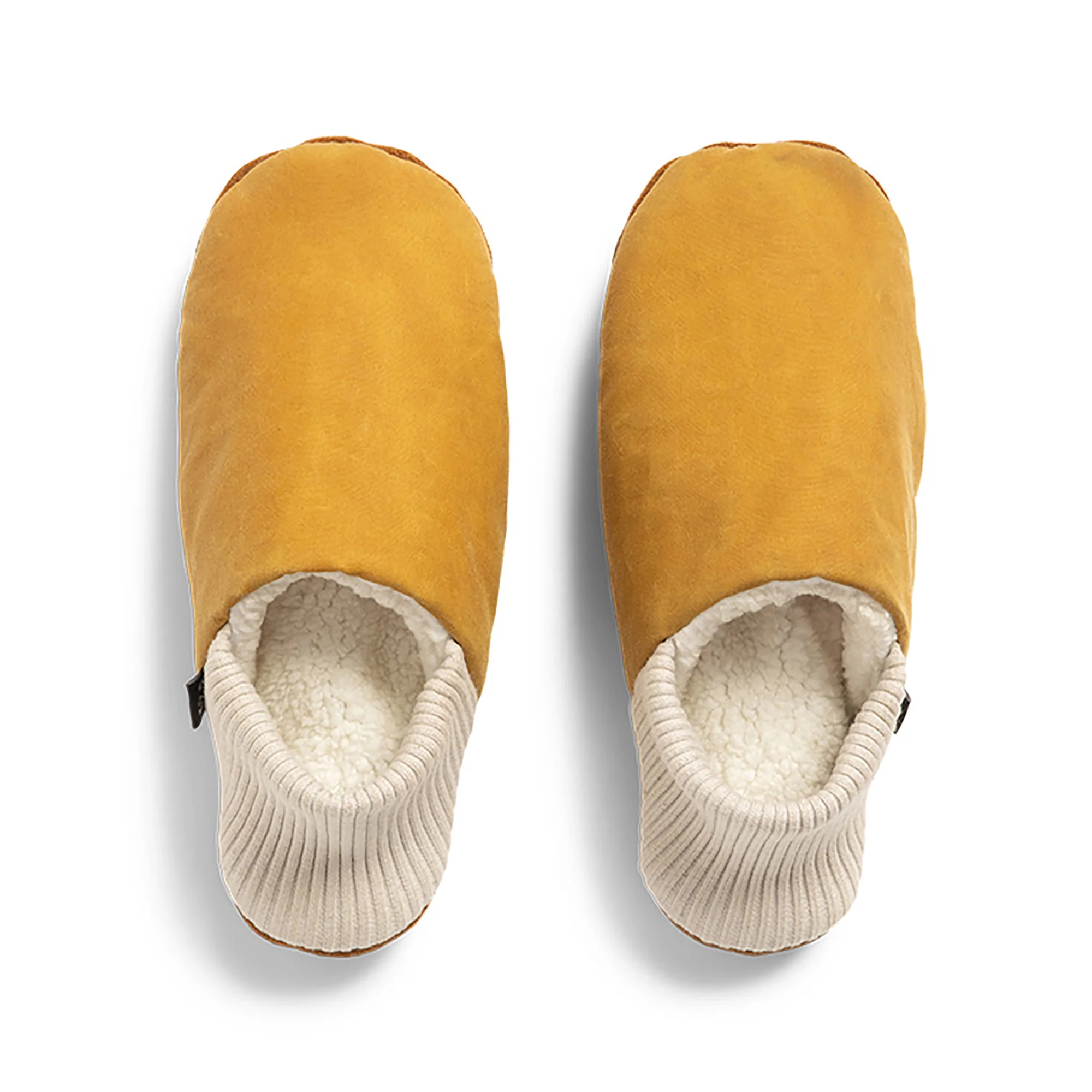 Aberdeen Waxed Canvas House Shoes - Sherpa-Lined - Image 8