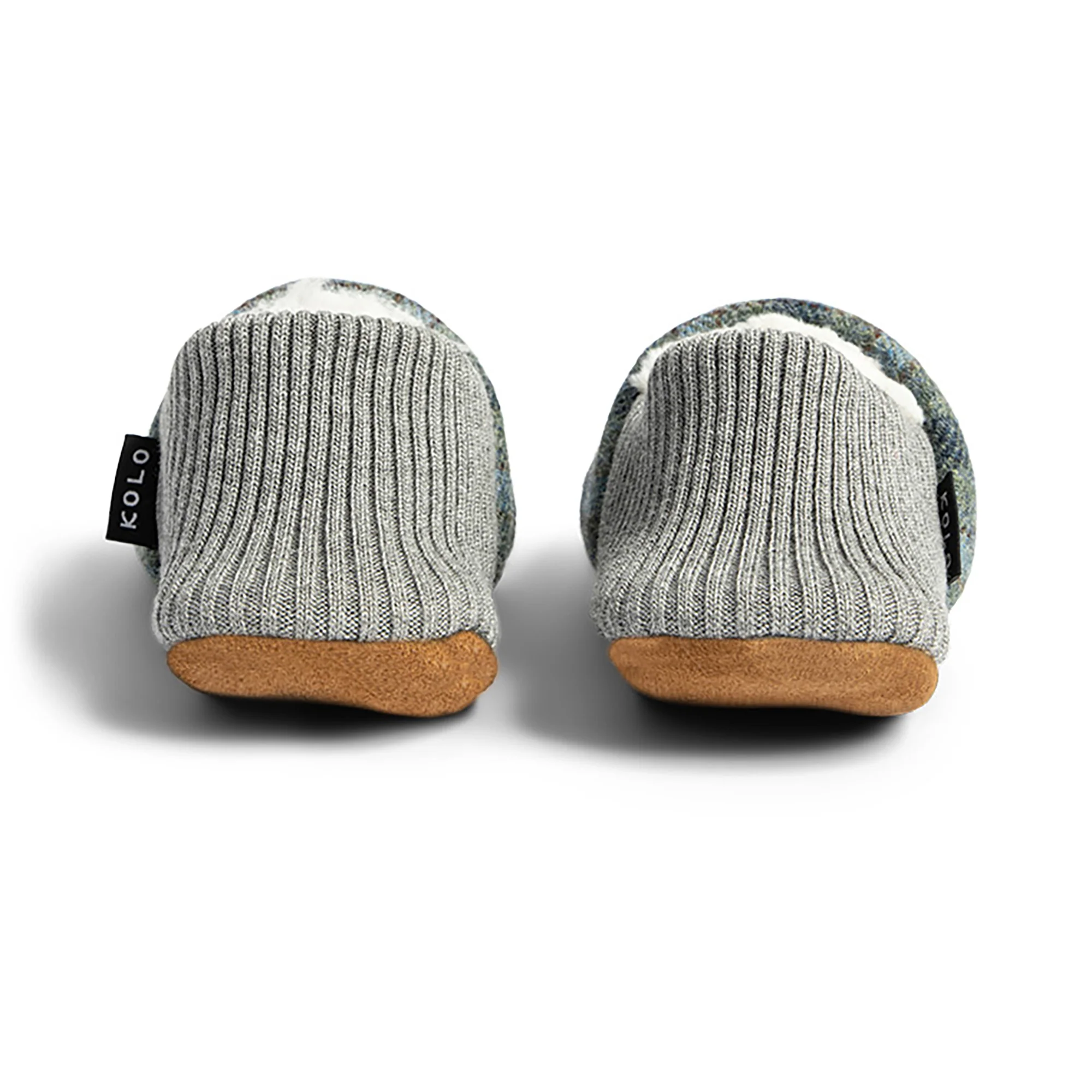 Lanton Tweed House Shoes - Fur-Lined - Image 4